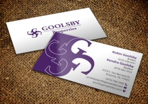 Business Card Design by chandrayaan.creative for Goolsby Properties | Design: #12412177