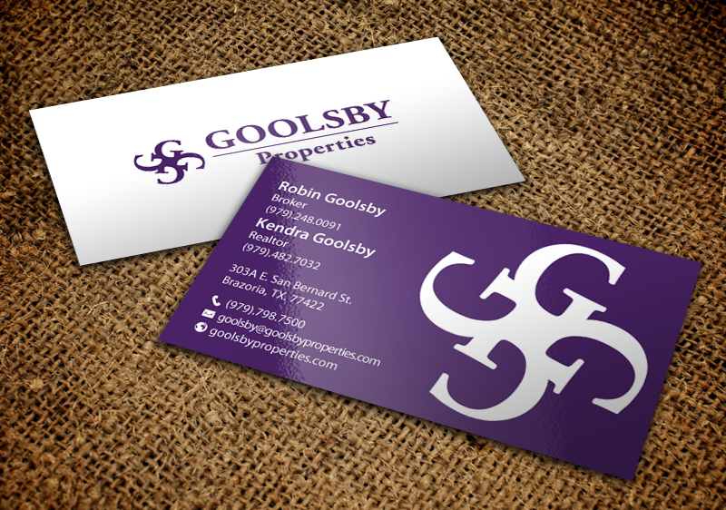 Business Card Design by chandrayaan.creative for Goolsby Properties | Design #12412179