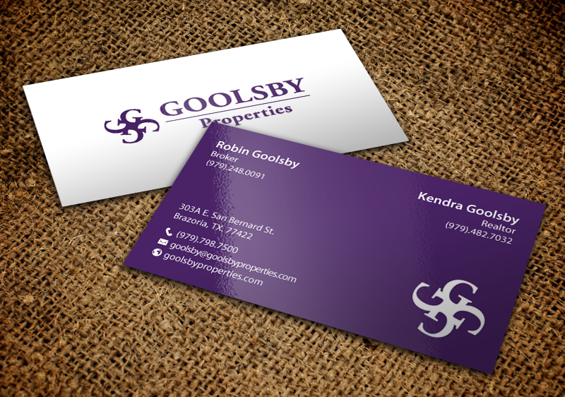 Business Card Design by chandrayaan.creative for Goolsby Properties | Design #12412180