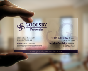 Business Card Design by chandrayaan.creative for Goolsby Properties | Design: #12412183