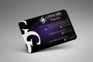 Business Card Design by alhemique1 for Goolsby Properties | Design: #12419418