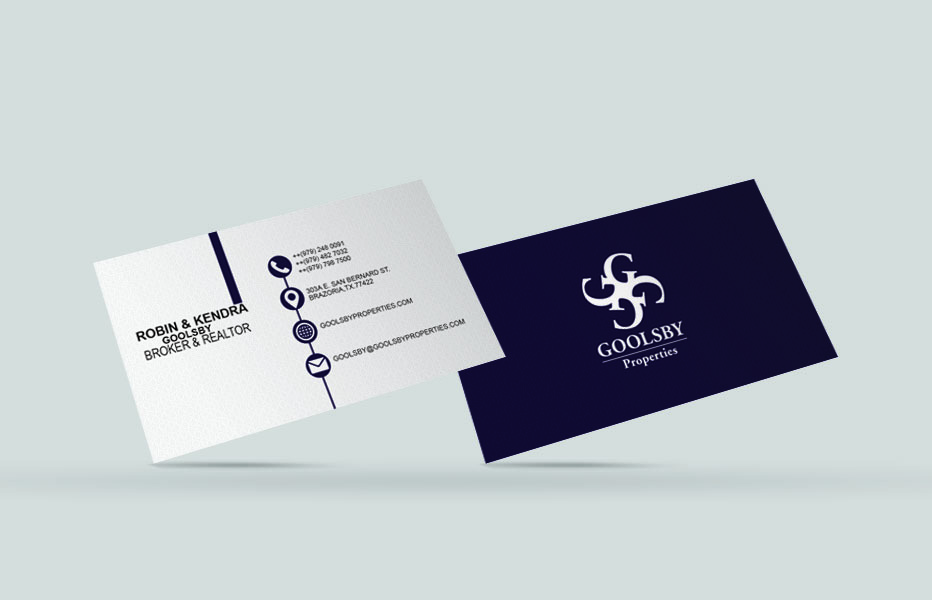 Business Card Design by NeverMore for Goolsby Properties | Design #12430407