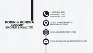 Business Card Design by NeverMore for Goolsby Properties | Design: #12430413