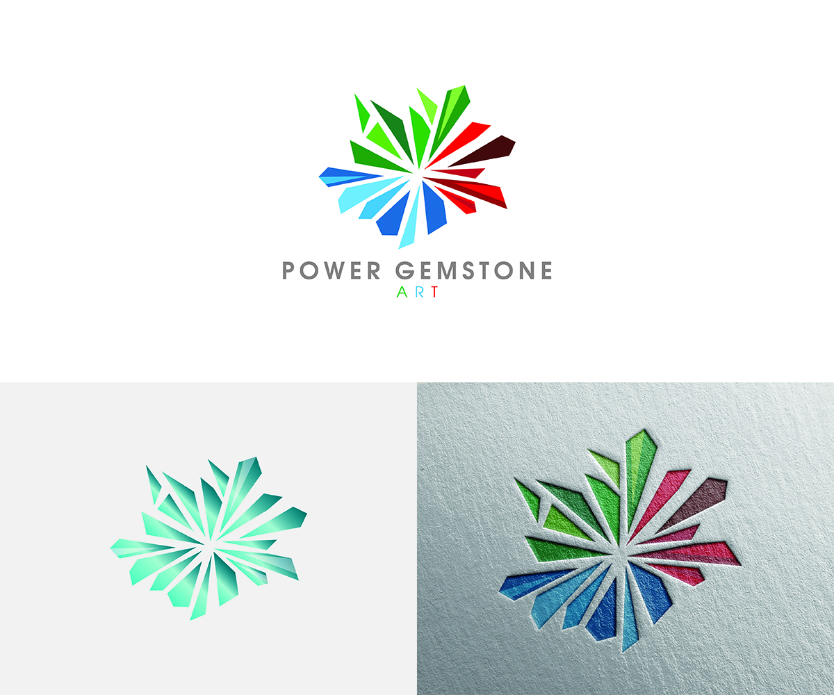 Logo Design by Sunny for Power Gemstone Art | Design #12415258