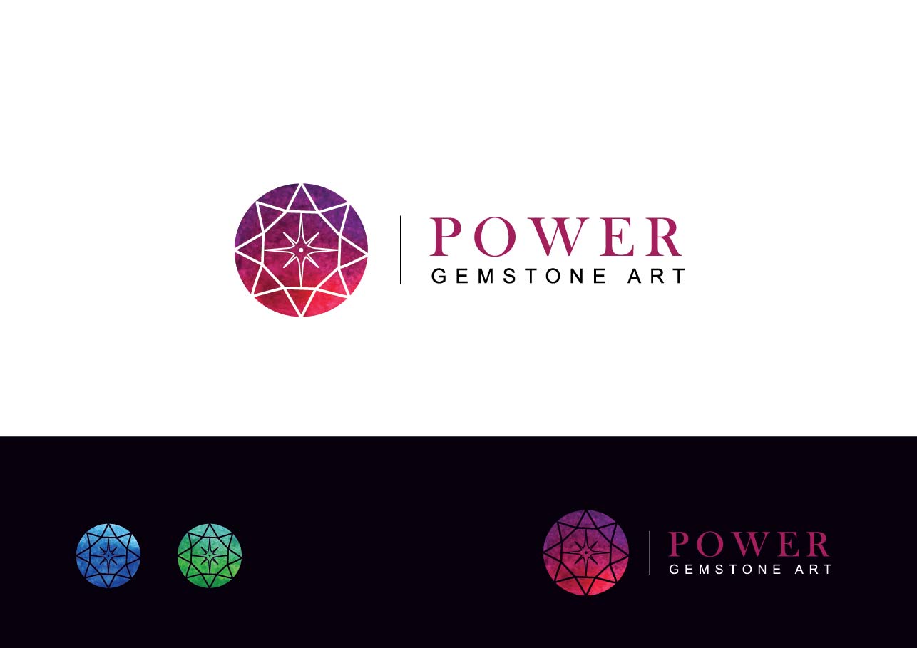 Logo Design by typeo1978 for Power Gemstone Art | Design #12506938