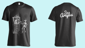 Arepa food truck shirt design