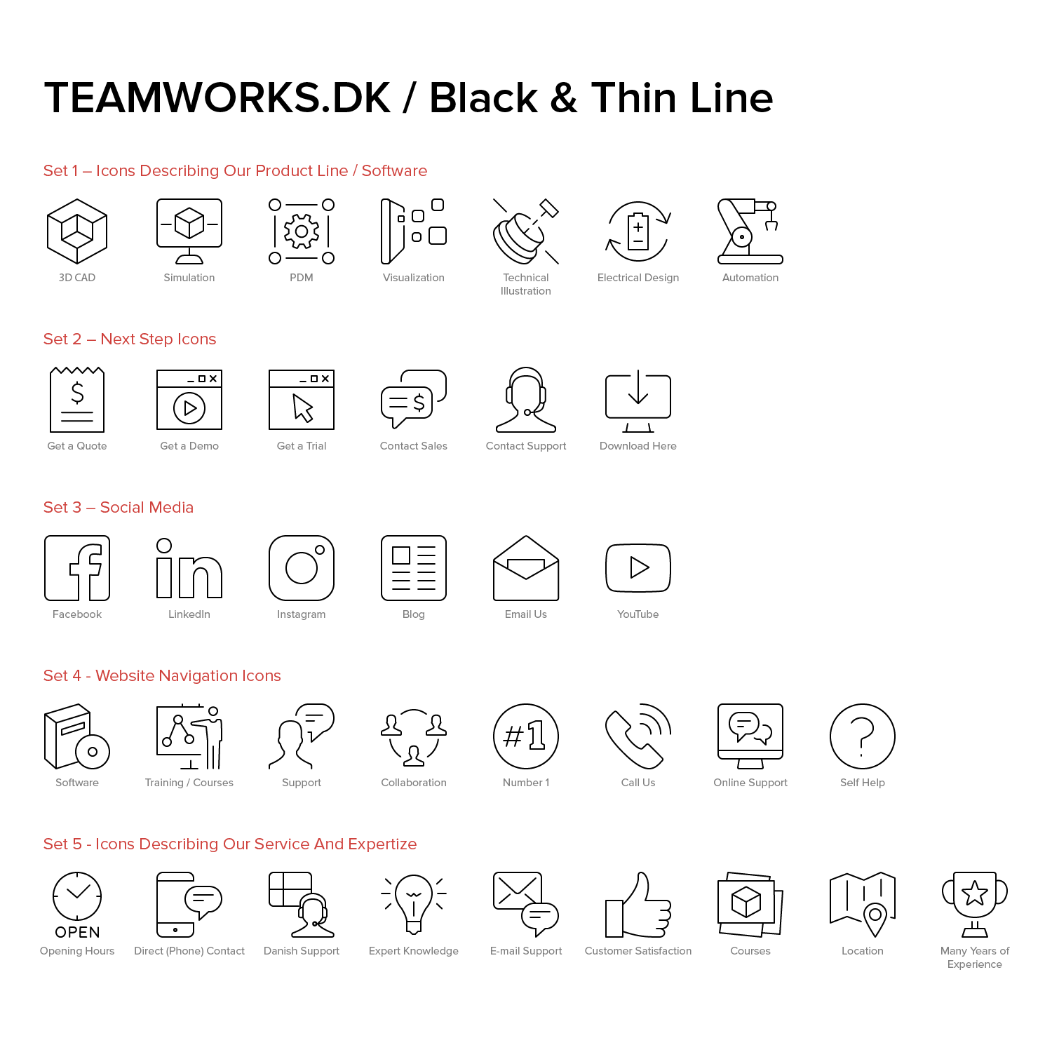 Icon Design by Samphan for TEAMWORKS AS | Design: #12550545