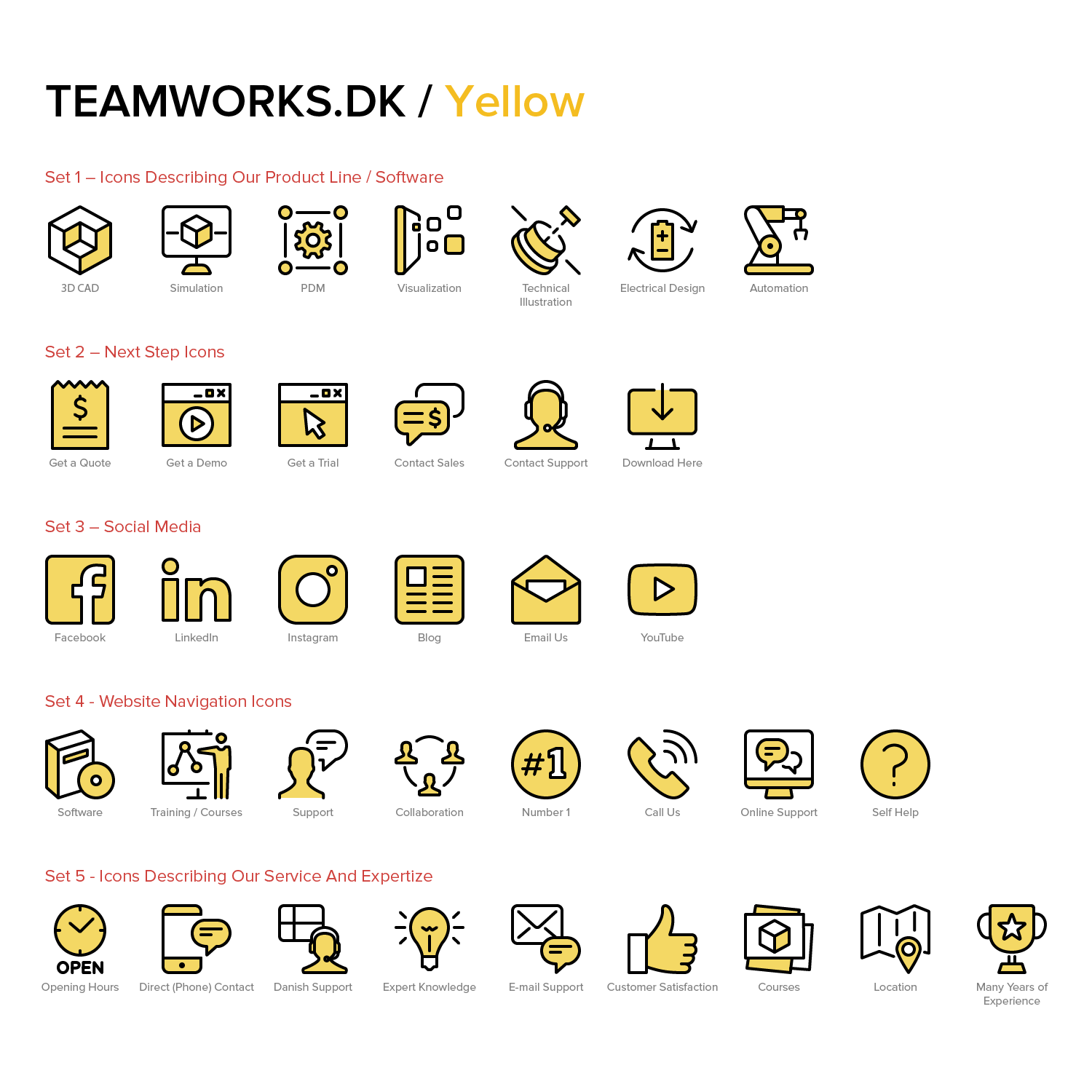 Icon Design by Samphan for TEAMWORKS AS | Design #12550548