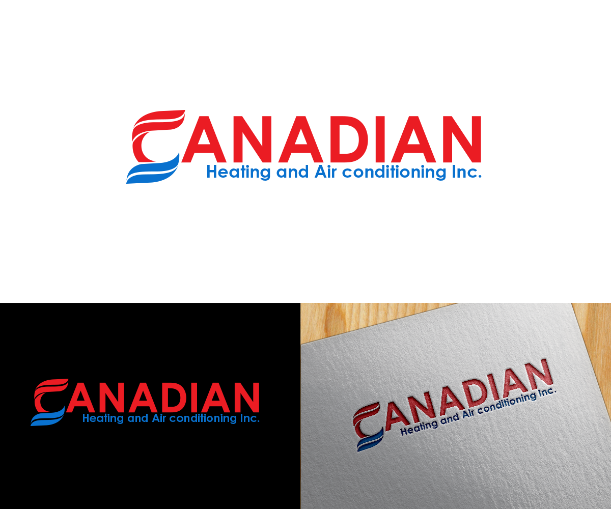 Logo Design by HeroG®APHIX for Canadian heating and air conditioning | Design #12463223