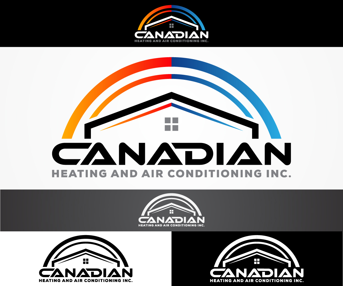 Logo Design by sangeloenriquez for Canadian heating and air conditioning | Design #12427739