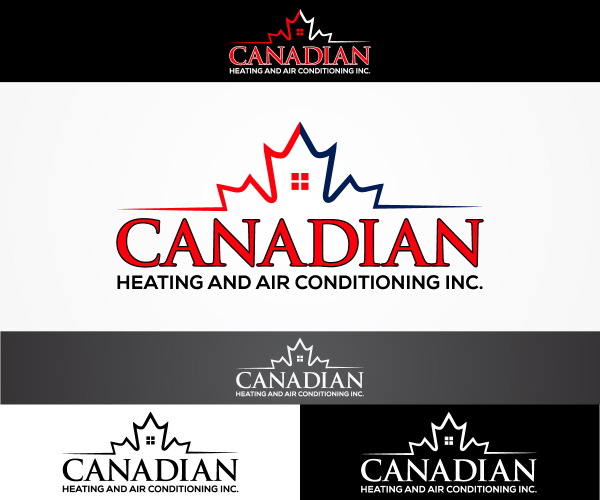 Logo Design by sangeloenriquez for Canadian heating and air conditioning | Design #12508536