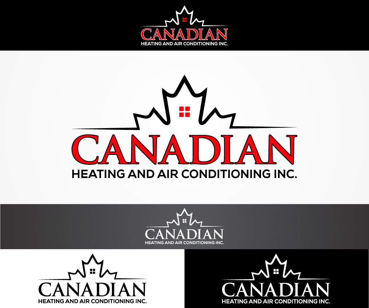 Diseño de Logo por sangeloenriquez para Canadian heating and air conditioning | Diseño #12513910