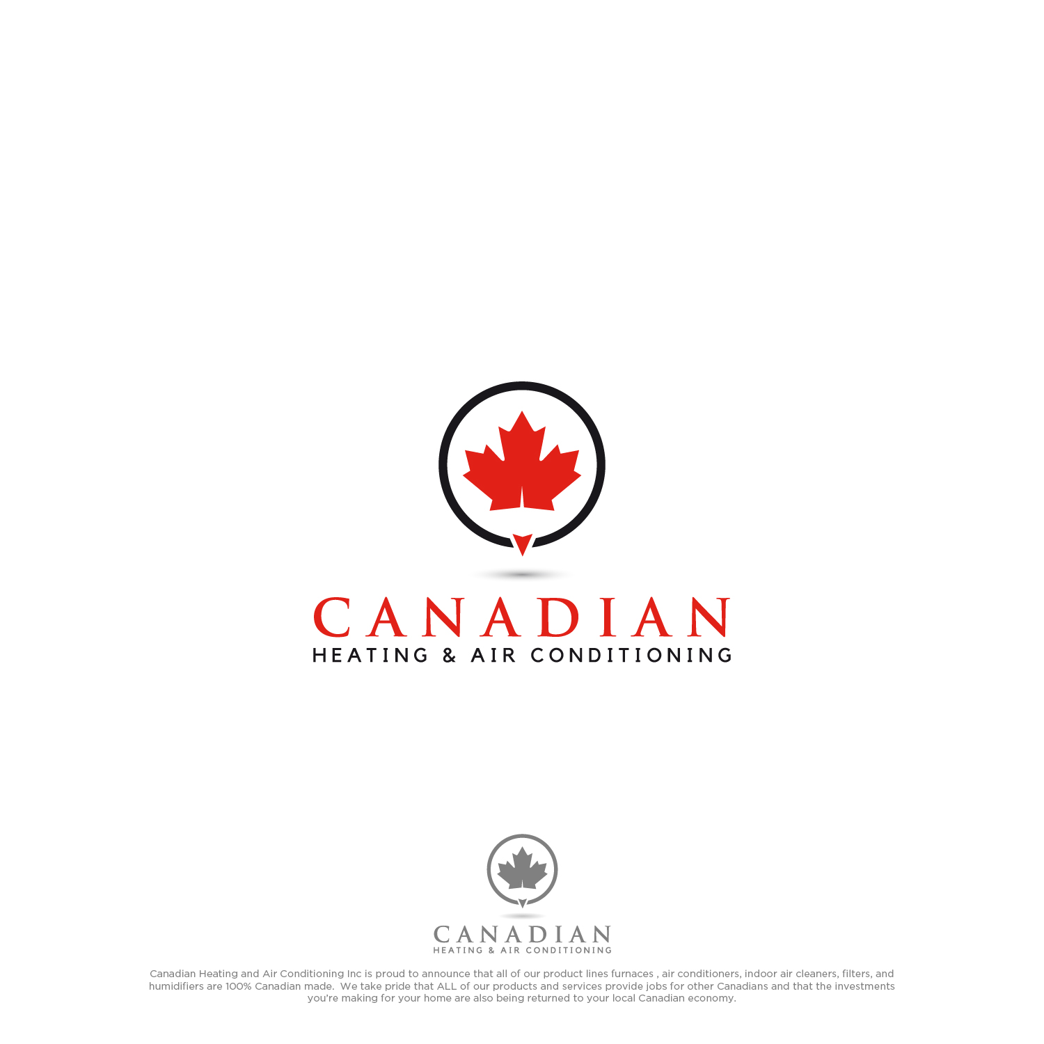 Diseño de Logo por Jpnueva para Canadian heating and air conditioning | Diseño #12417631