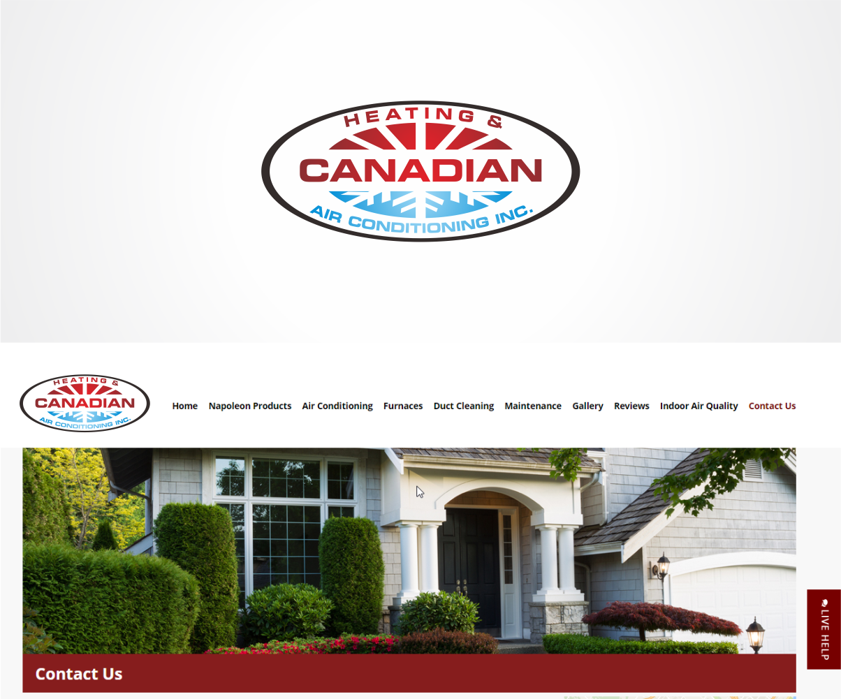 Diseño de Logo por haszart para Canadian heating and air conditioning | Diseño #12427770