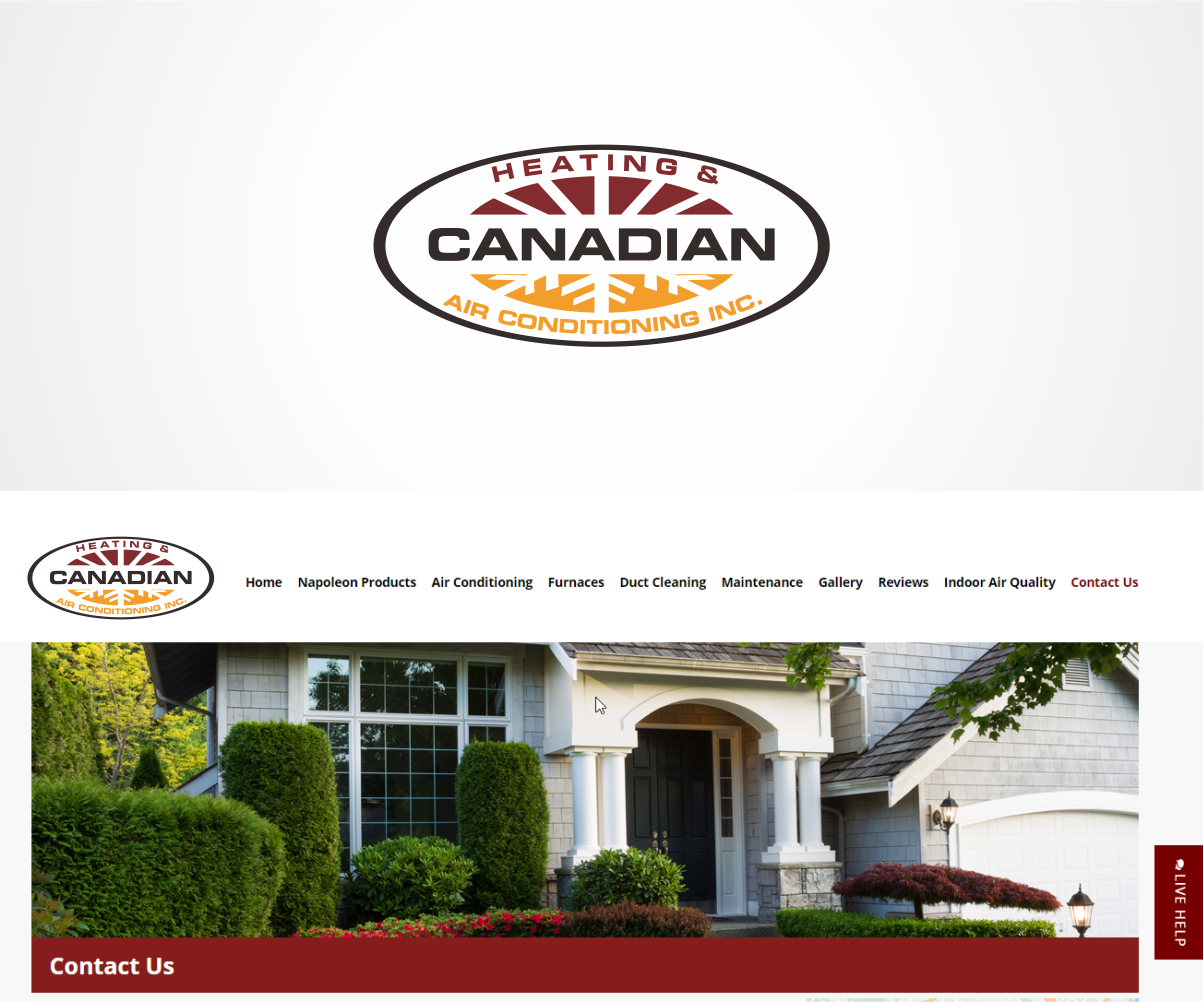 Diseño de Logo por haszart para Canadian heating and air conditioning | Diseño #12438628