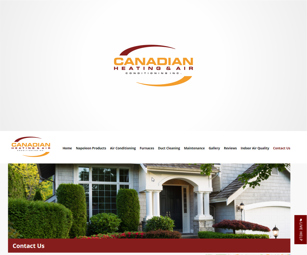 Diseño de Logo por haszart para Canadian heating and air conditioning | Diseño #12439336