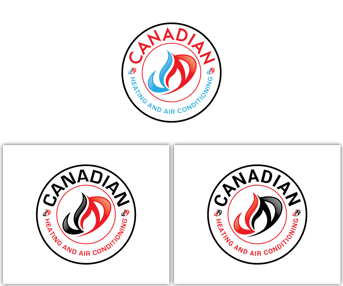 Logo Design by eMARK for Canadian heating and air conditioning | Design #12442390