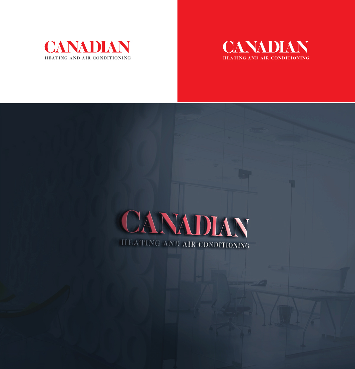 Diseño de Logo por designeye para Canadian heating and air conditioning | Diseño #12460645