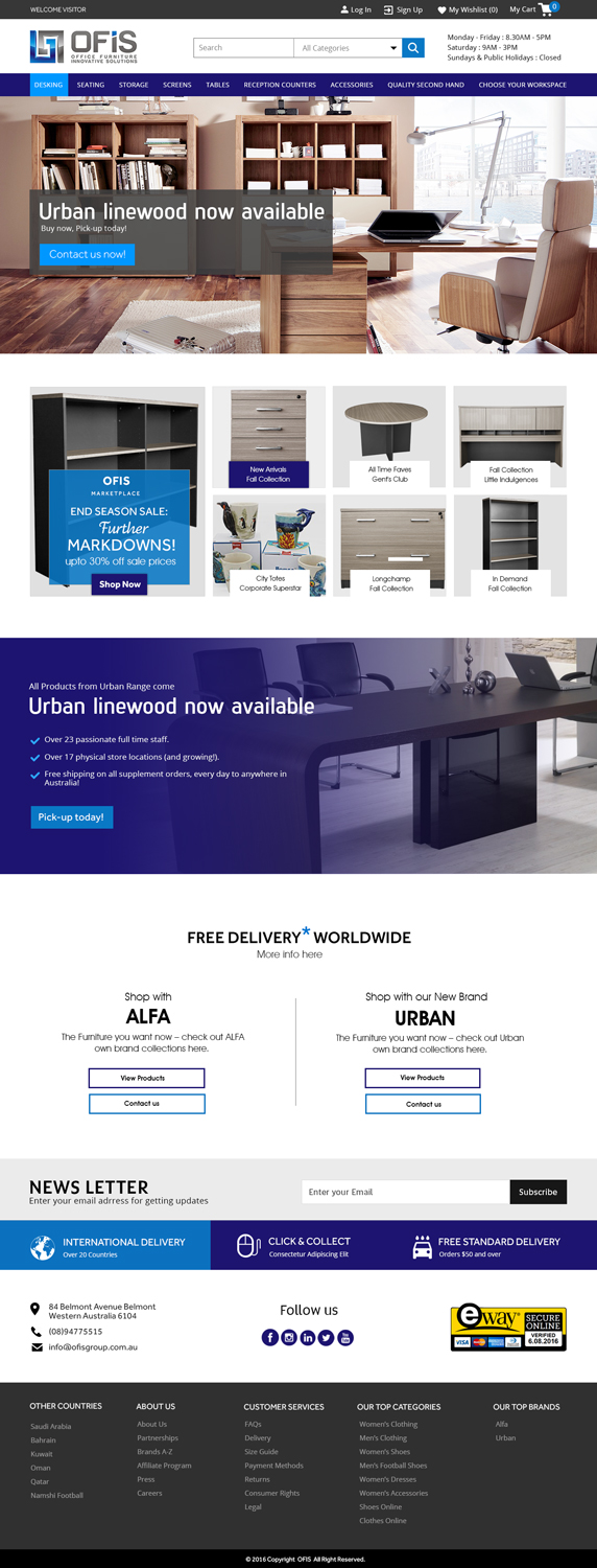 Web Design par Xclusive Designers pour Ofis Pty Ltd | Design #12433335