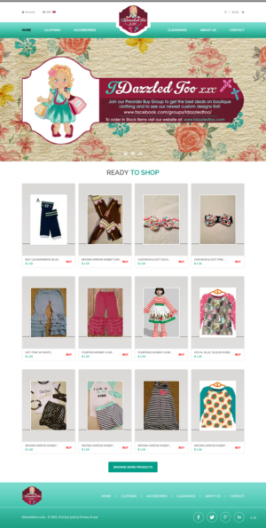 Web Design par pb pour TDazzled Too LLC | Design : #12438595