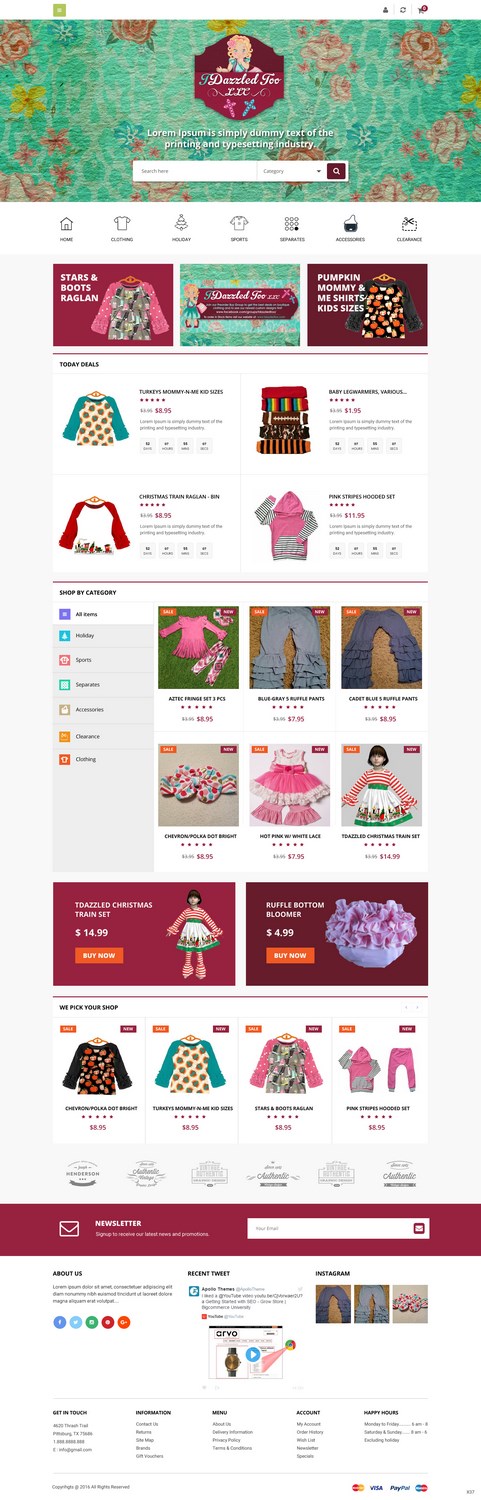 Web Design par pb pour TDazzled Too LLC | Design : #12438596