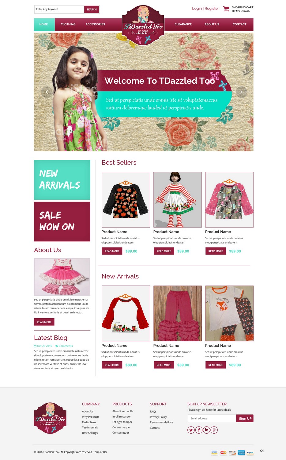 Web Design par pb pour TDazzled Too LLC | Design #12445124
