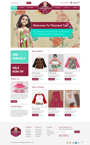 Web Design par pb pour TDazzled Too LLC | Design : #12445124