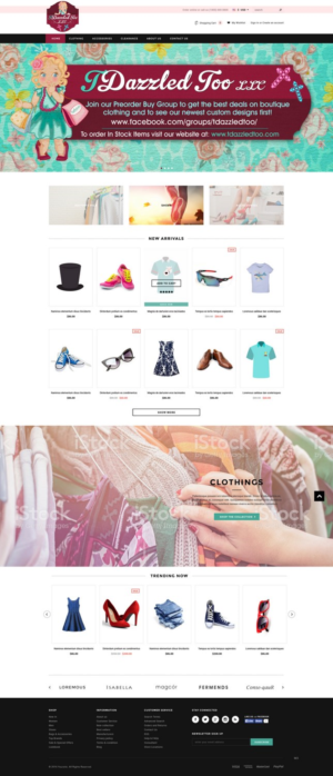 Web Design par pb pour TDazzled Too LLC | Design : #12445126