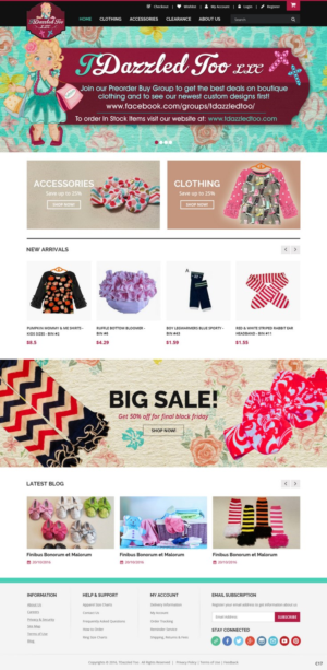 Web Design par pb pour TDazzled Too LLC | Design : #12445127