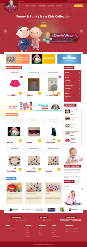 Web Design par vedverma1984 pour TDazzled Too LLC | Design : #12462041
