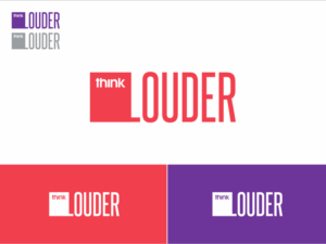 ThinkLouder | Logo Design by Armir.B
