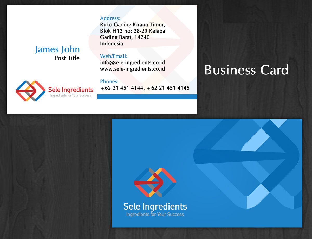 Stationery Design by Kreative Ideaz for Sele Ingredients | Design #522384