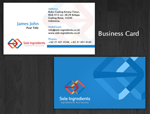 Stationery Design by Kreative Ideaz for Sele Ingredients | Design: #522384