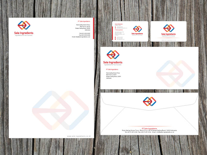 Stationery Design by Priyo Subarkah for Sele Ingredients | Design #511630