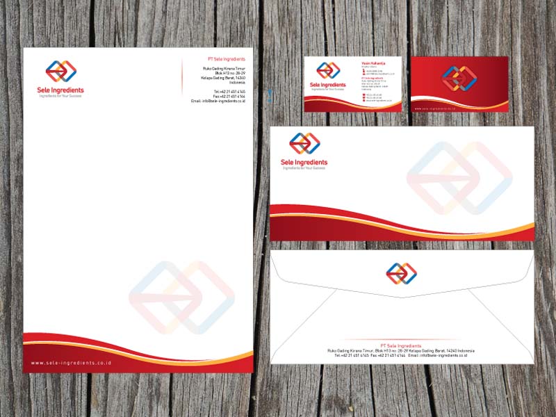 Stationery Design by Priyo Subarkah for Sele Ingredients | Design #513374
