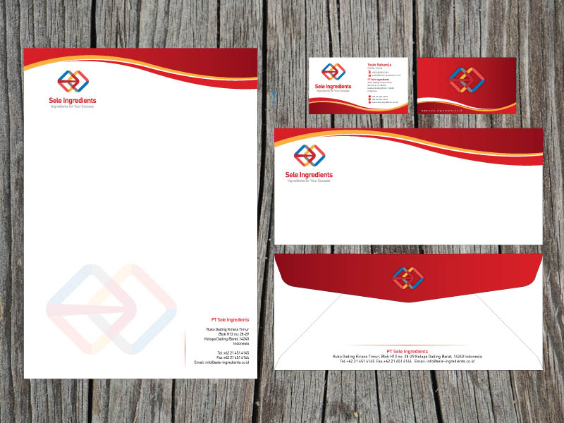 Stationery Design by Priyo Subarkah for Sele Ingredients | Design #513379