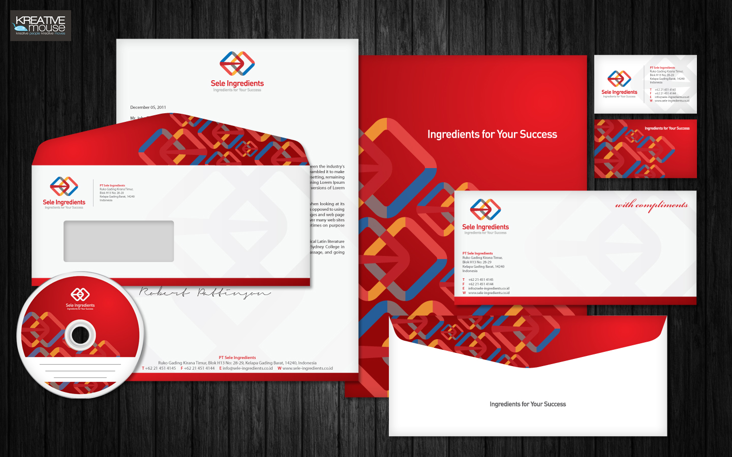 Stationery Design by kreativemouse for Sele Ingredients | Design #523277
