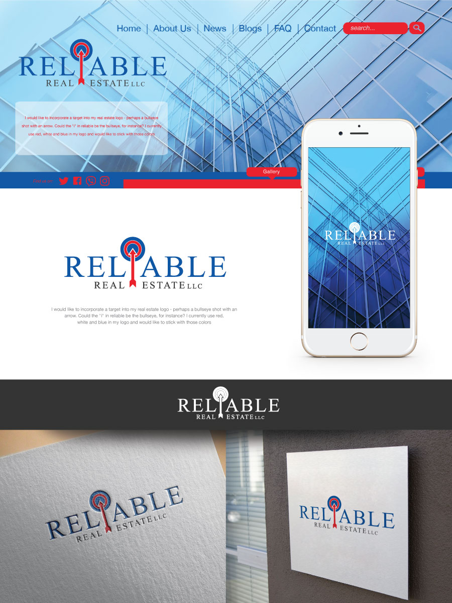 Logo Design by dailygraphics for Reliable Real Estate LLC | Design #12514315