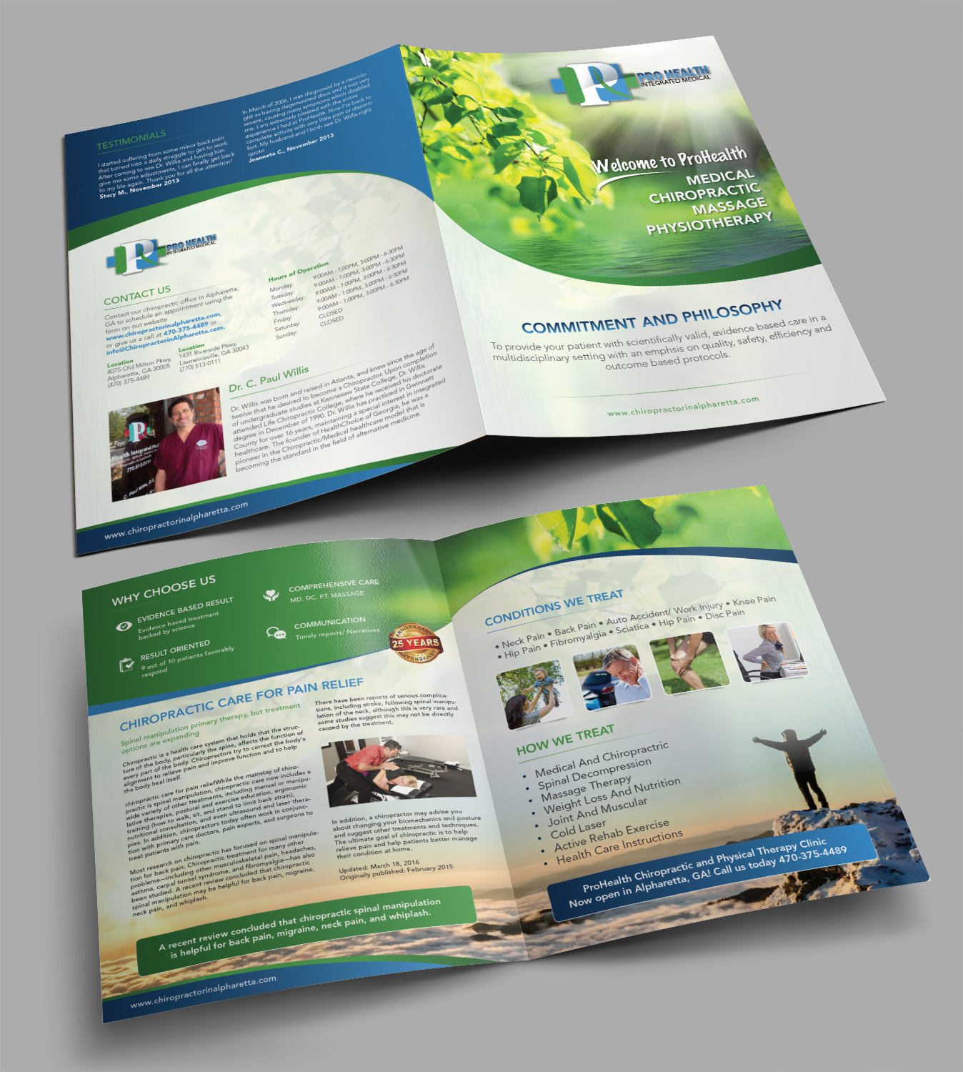 Brochure Design by Achiver for Intrepy Healthcare Marketing | Design #12487190