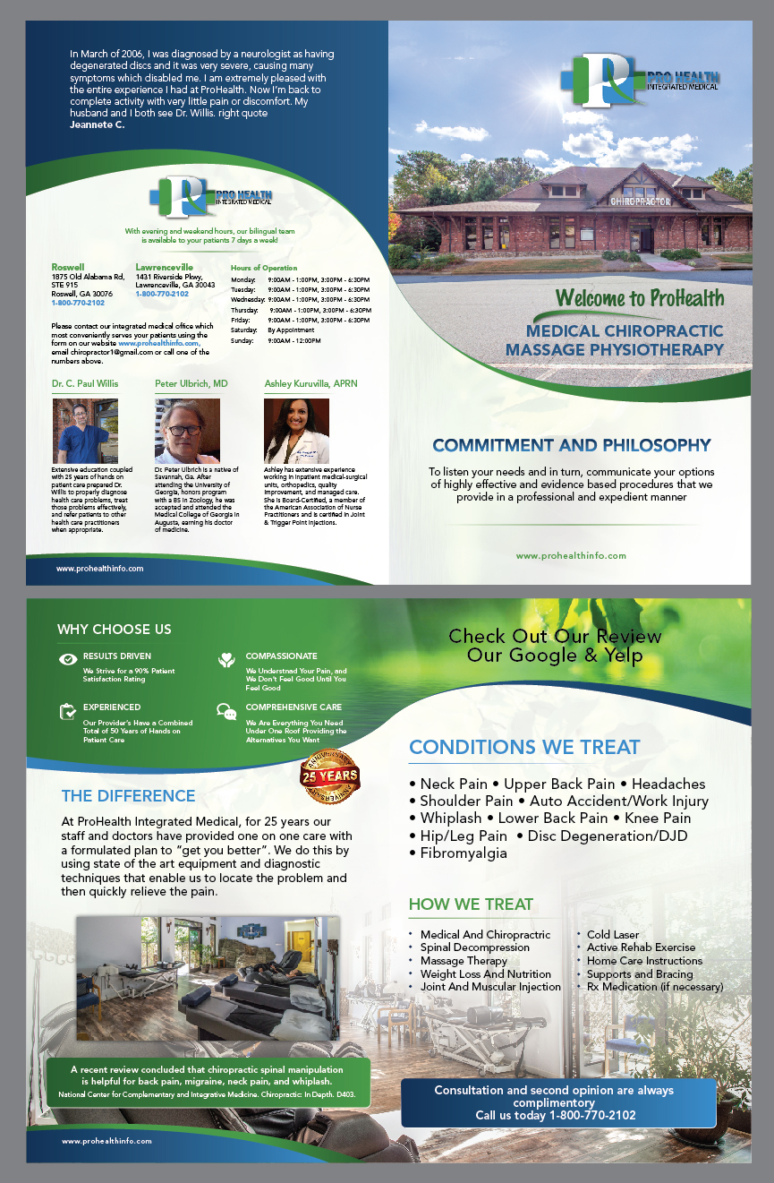 Brochure Design by Achiver for Intrepy Healthcare Marketing | Design #14528660