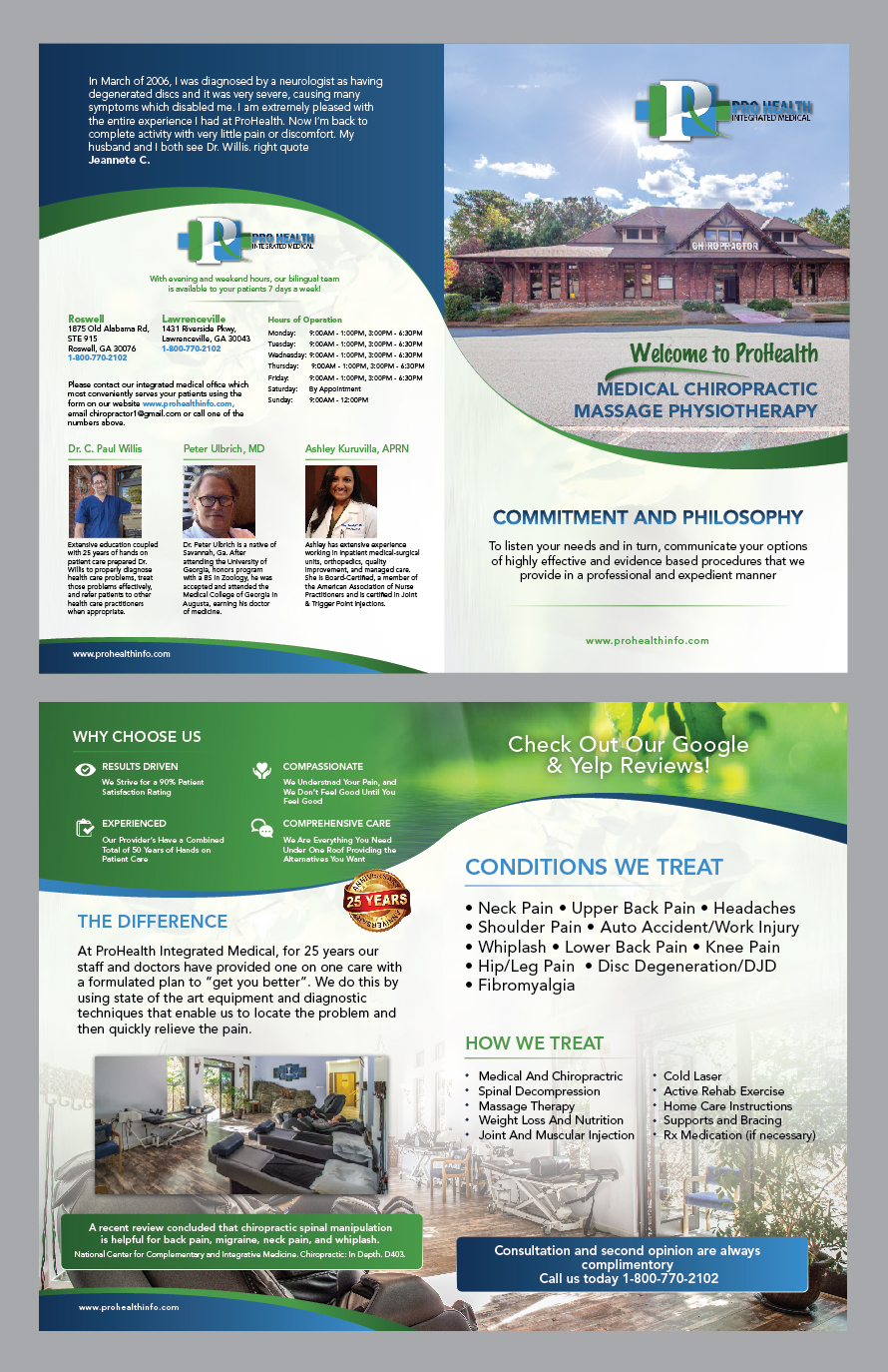Brochure Design by Achiver for Intrepy Healthcare Marketing | Design #14717035
