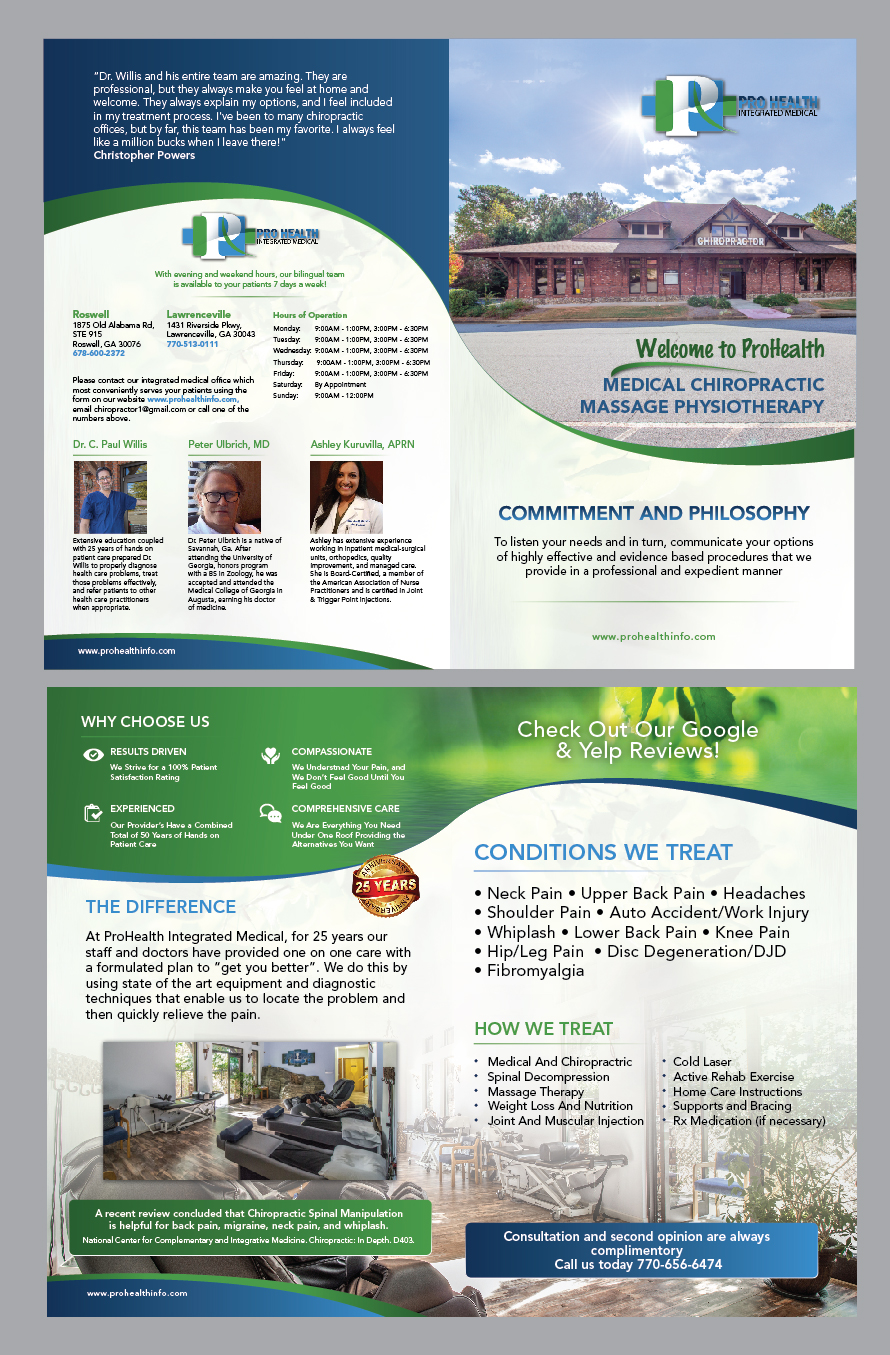 Brochure Design by Achiver for Intrepy Healthcare Marketing | Design #14818771