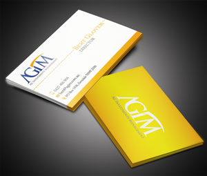 Business Card Design by AMK95 for AGIM | Design: #2439953