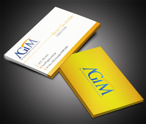 Business Card Design by AMK95 for AGIM | Design: #2439967