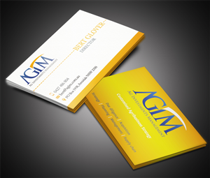 Business Card Design by AMK95 for AGIM | Design: #2449268