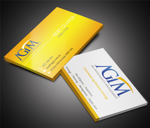 Business Card Design by AMK95 for AGIM | Design: #2449271