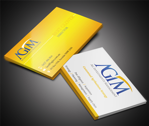 Business Card Design by AMK95 for AGIM | Design: #2449275