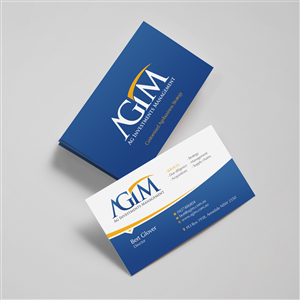 Business Card Design by diRtY.EMM for AGIM | Design: #2424769