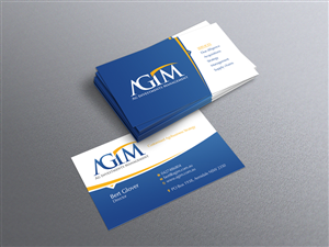 Business Card Design by diRtY.EMM for AGIM | Design: #2442251