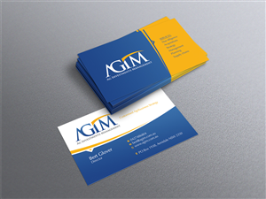 Business Card Design by diRtY.EMM for AGIM | Design: #2450418